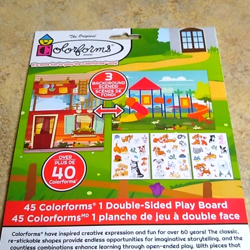 Pets Colorforms Sticker Story Adventure Set - Picture 4 of 5